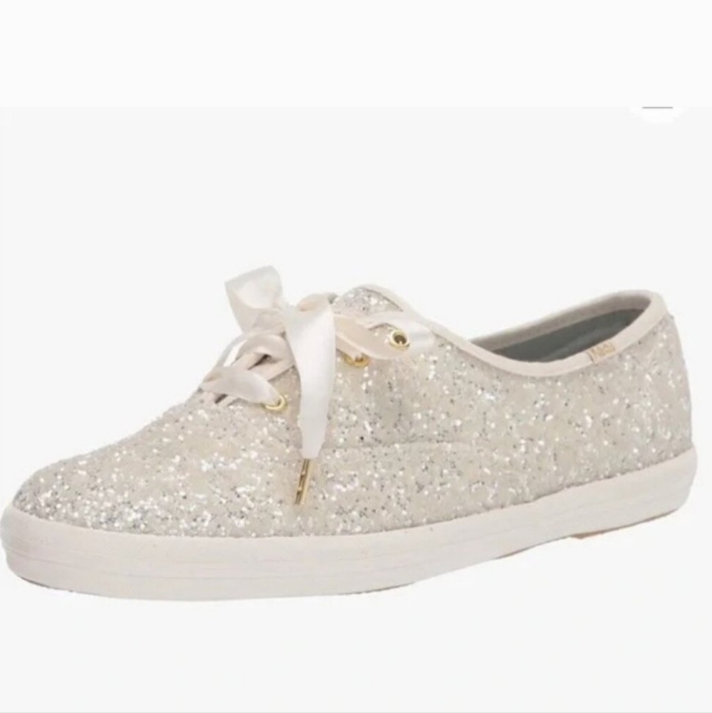 Women's Keds Kate Spade Glitter Sneakers Sz 7-1/2 New without Tags